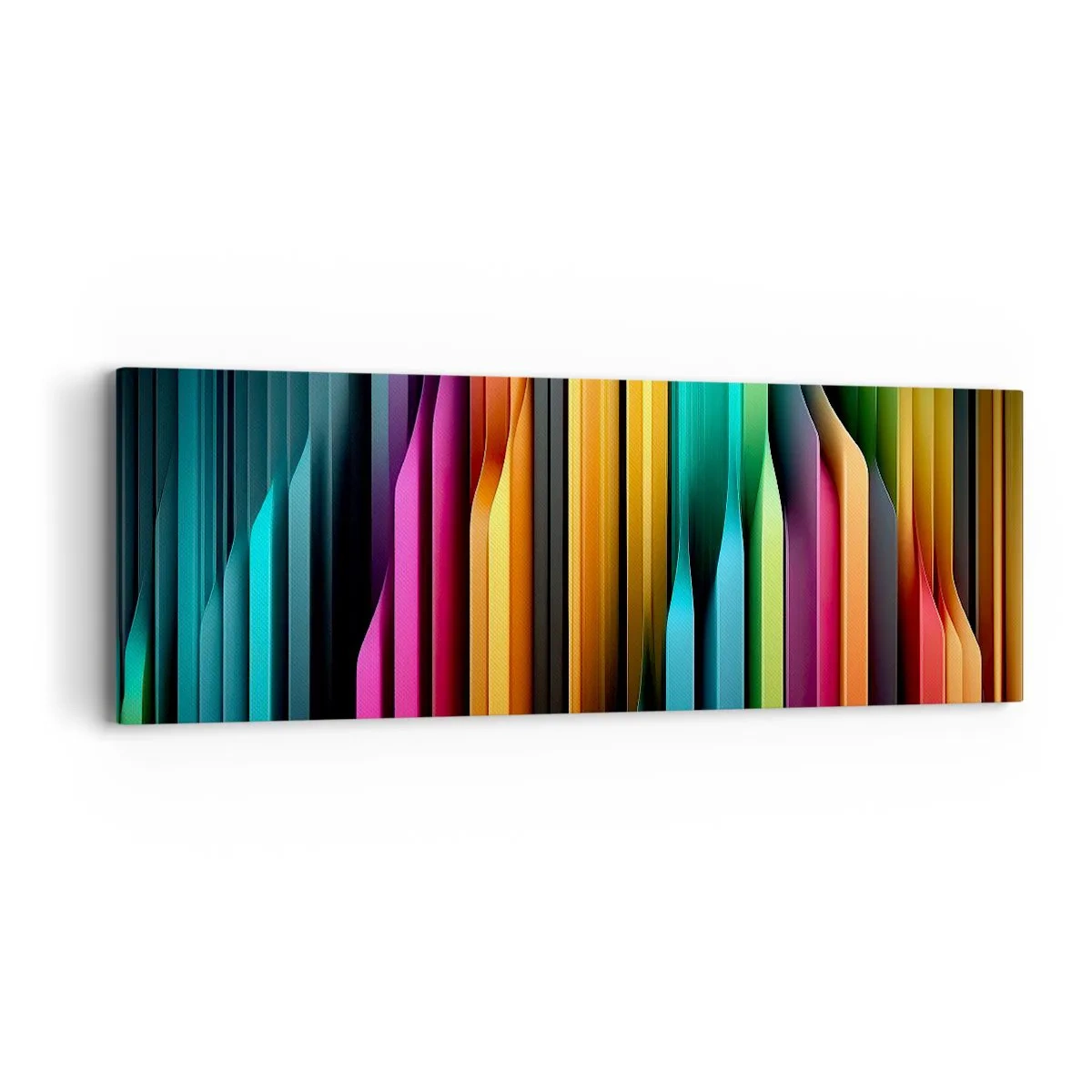 Canvastavla - Bild på duk - Lysande orgel - 90x30 cm