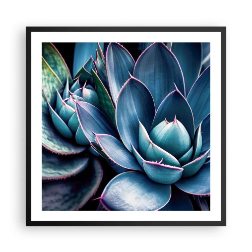 Affisch i svart ram - Vital kraft - 60x60 cm