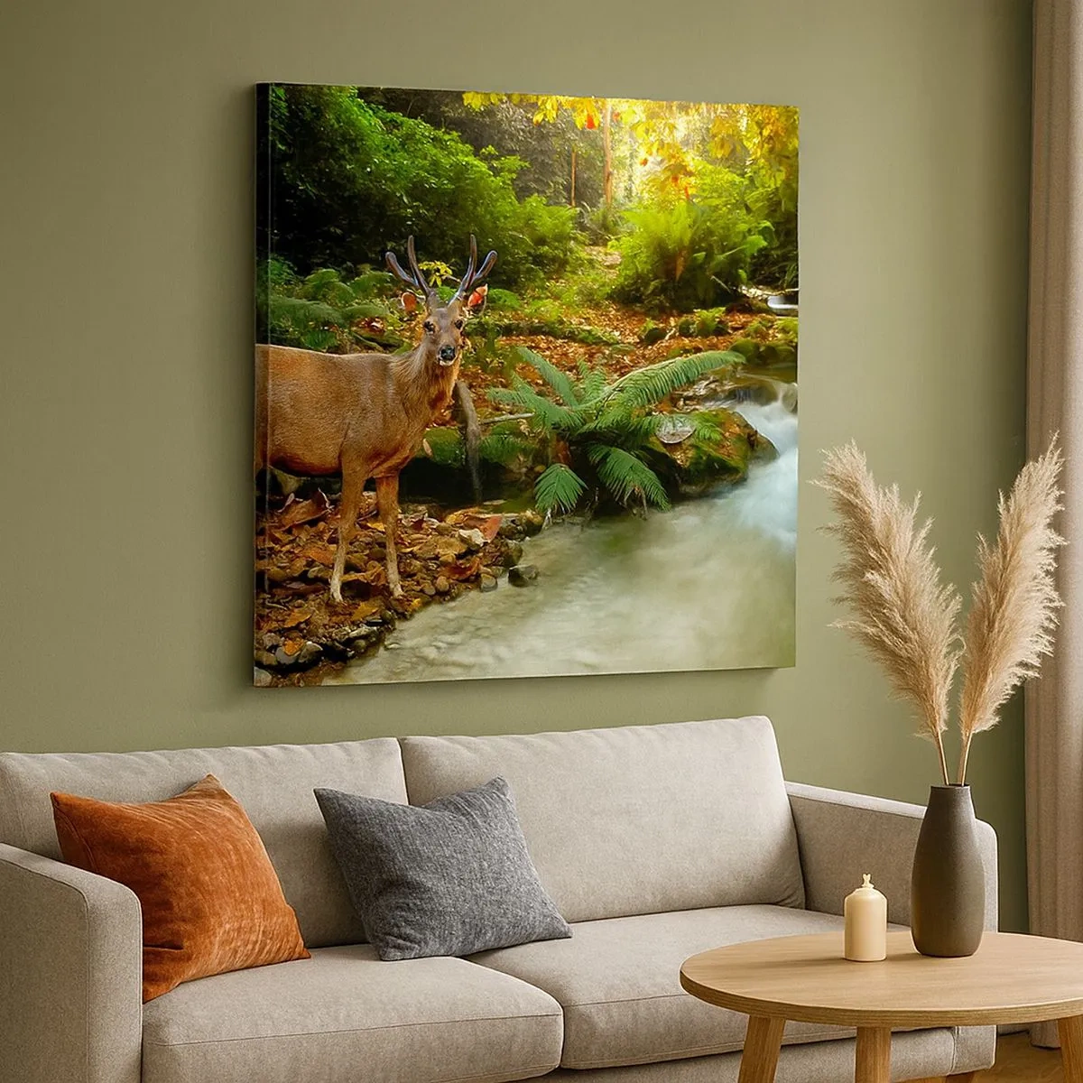 Canvastavla - Bild på duk - Välkommen till min värld - 30x30 cm