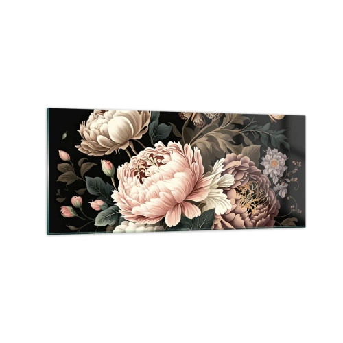 Glastavla - Bild på glas - I barockstil - 120x50 cm