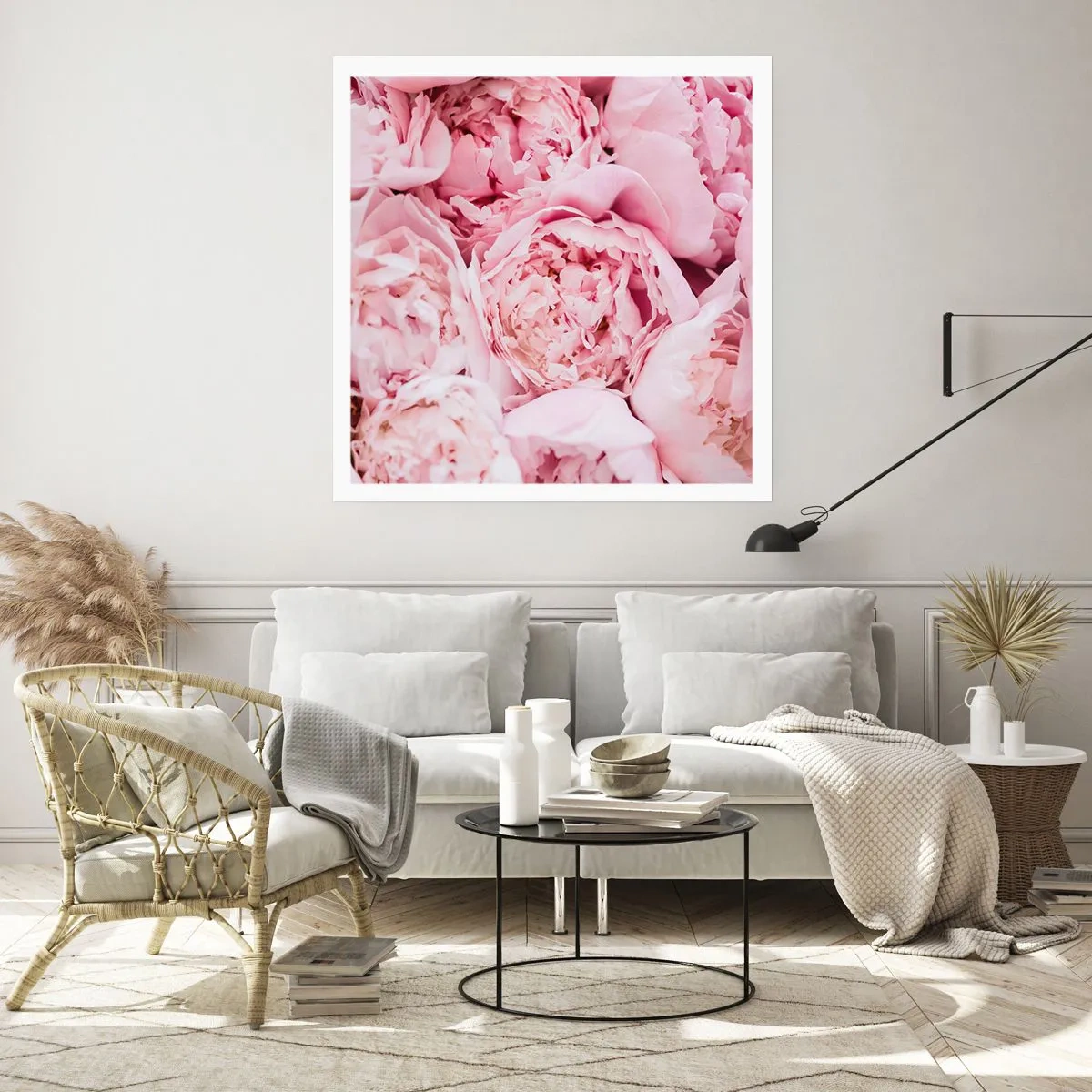 Affisch - Hopklämda och doftande - 40x40 cm