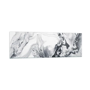 Glastavla - Bild på glas - Jordens inre - 160x50 cm