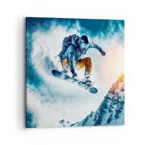 Canvastavla - Bild på duk - Extrema känslor - 70x70 cm