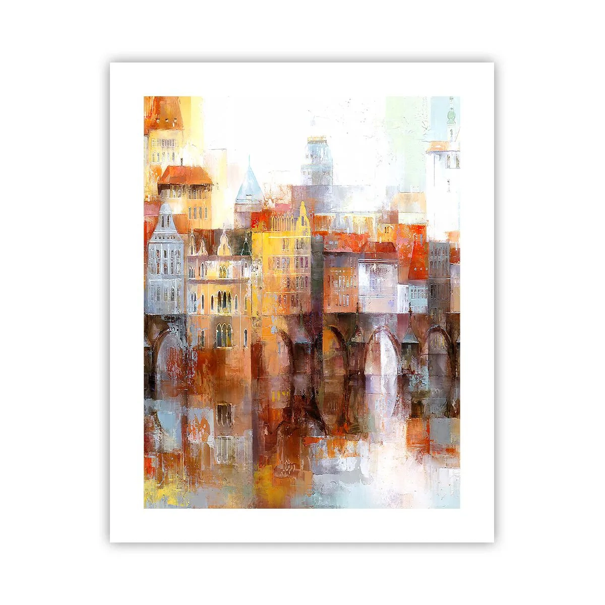 Affisch - Vackert under bron - 40x50 cm