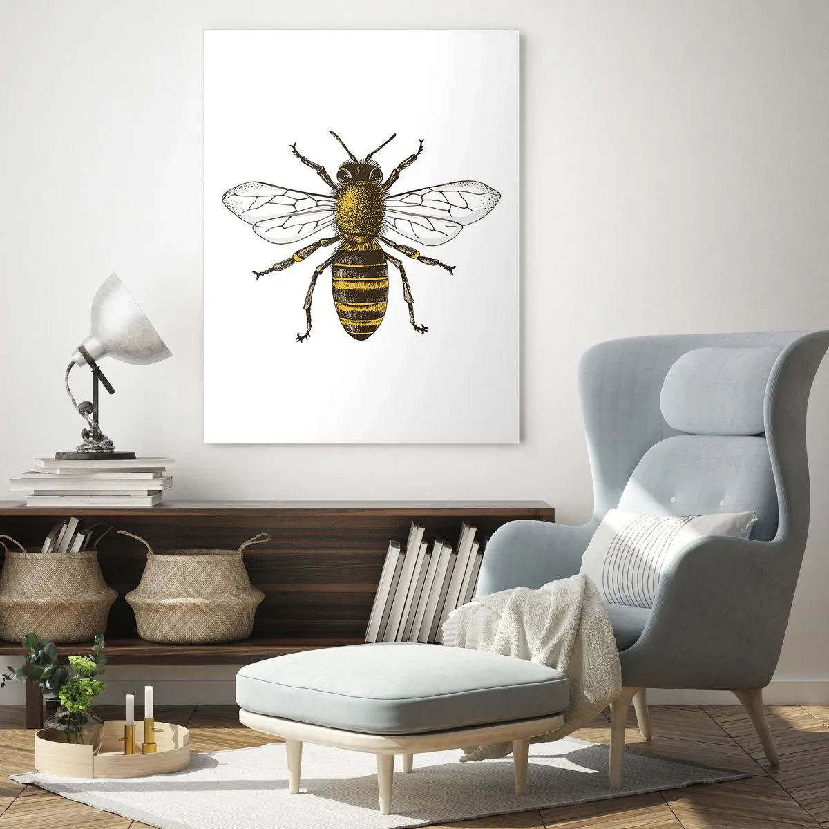 Glastavla - Bild på glas - Vackert och bra - 80x120 cm