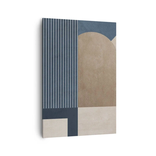 Canvastavla - Bild på duk - Komposition av enkelhet och rundhet - 70x100 cm