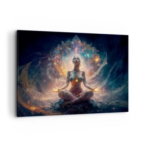 Canvastavla - Bild på duk - Flöde av god energi - 120x80 cm