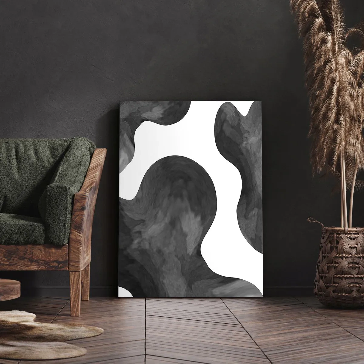 Canvastavla - Bild på duk - Mjölkvägen - 65x120 cm