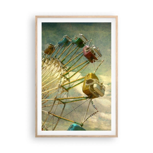 Affisch i ram av ljusek - Kommer att bli, kommer att bli kul.... - 61x91 cm