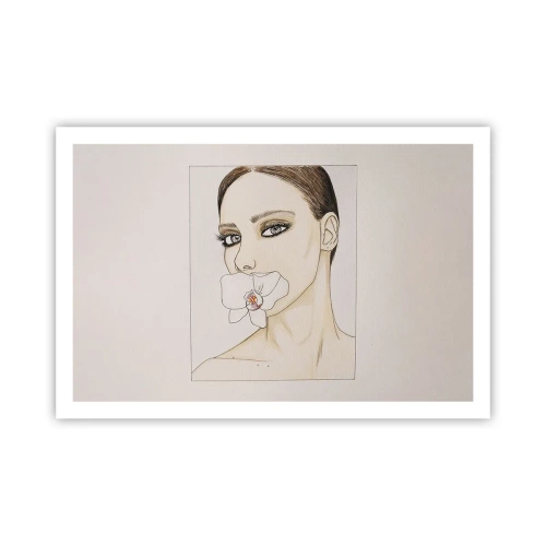 Affisch - Elegansens och skönhetens symbol - 91x61 cm