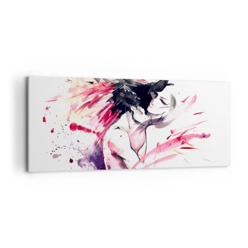 Canvastavla - Bild på duk - Kärleksfull uppfyllelse - 100x40 cm