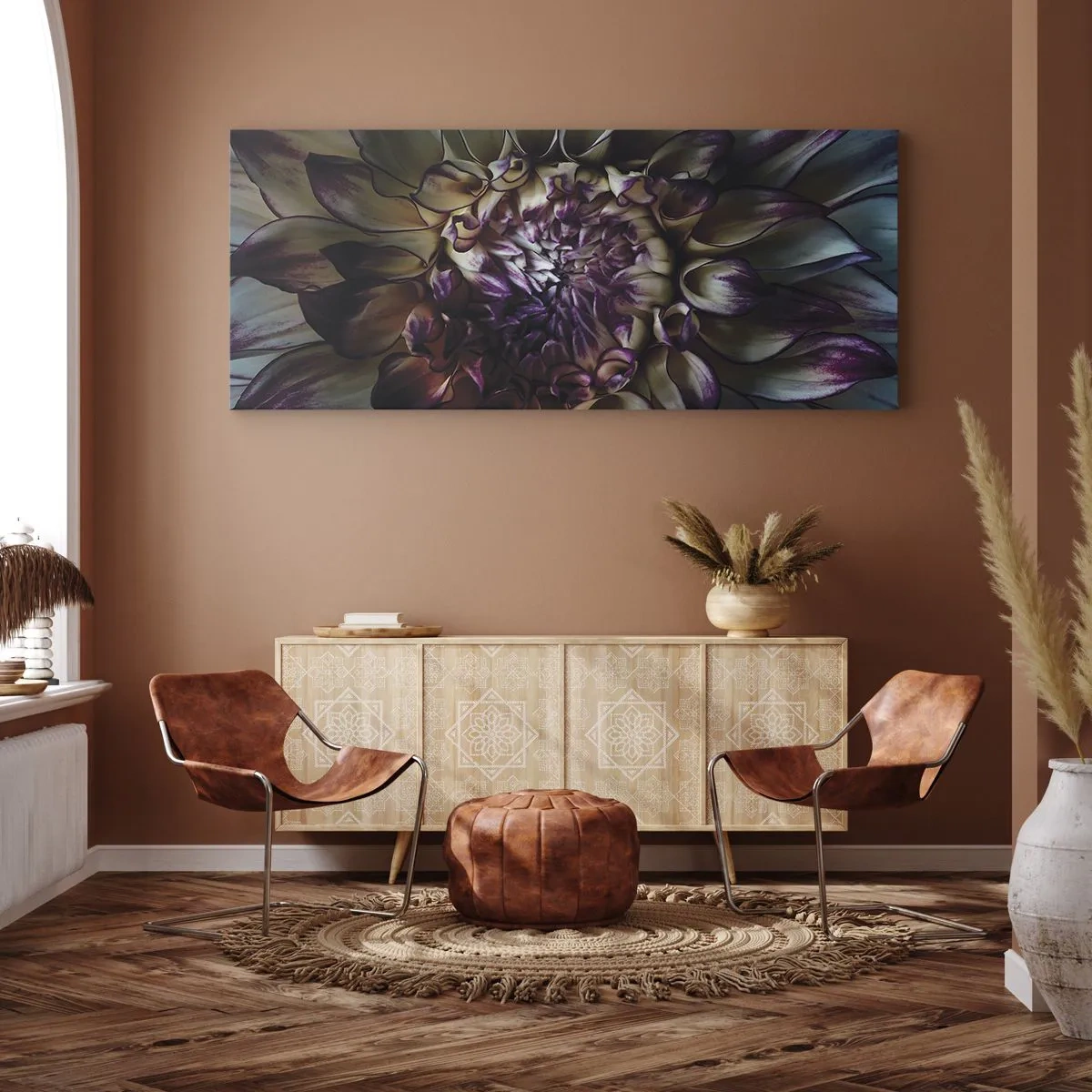 Canvastavla - Bild på duk - Blommande ungdom - 160x50 cm