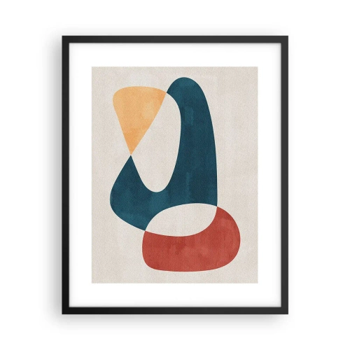 Affisch i svart ram - Influenser och metamorfoser - 40x50 cm