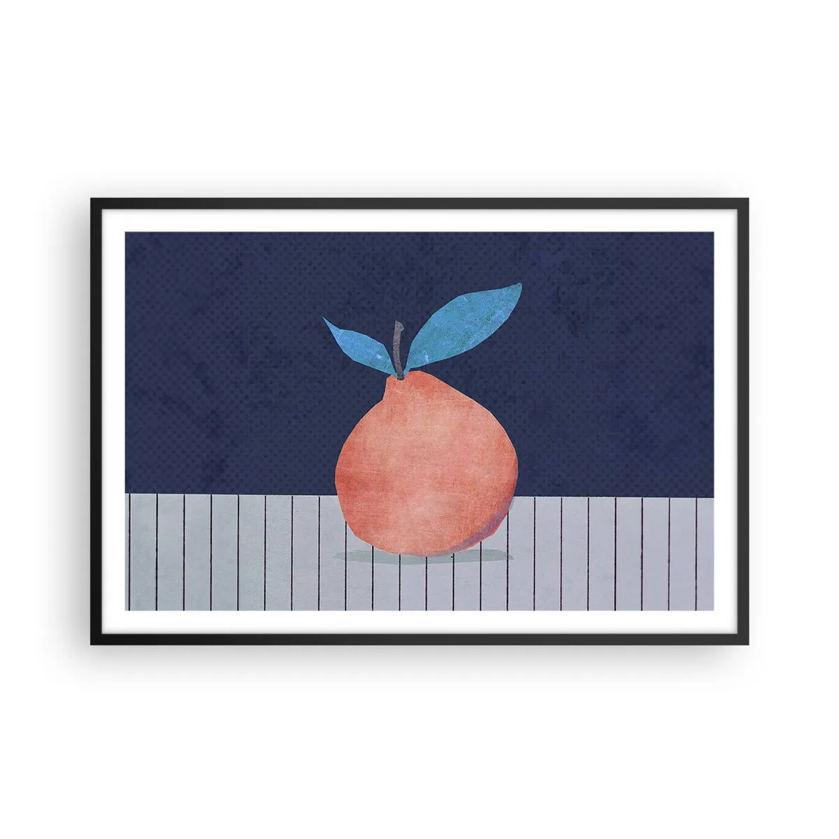 Affisch i svart ram - Konvexitet och planhet - 91x61 cm