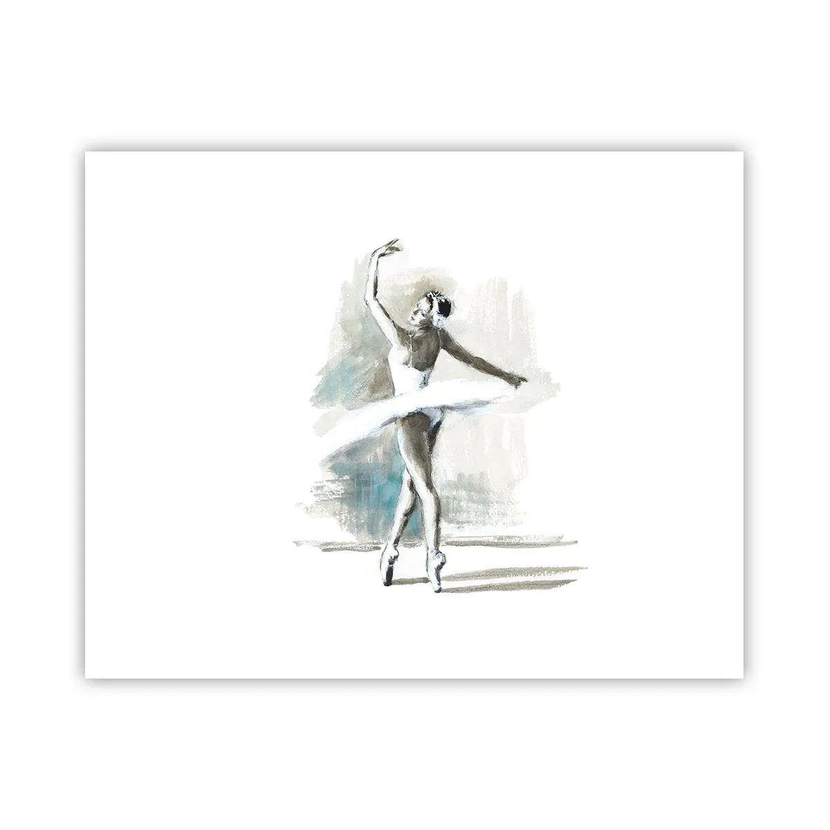 Affisch - Förtrollad i en svan - 50x40 cm