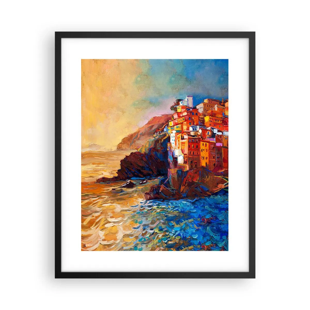 Affisch i svart ram - Italiensk stämning - 40x50 cm