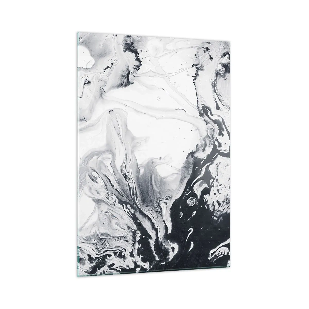 Glastavla - Bild på glas - Jordens inre - 50x70 cm