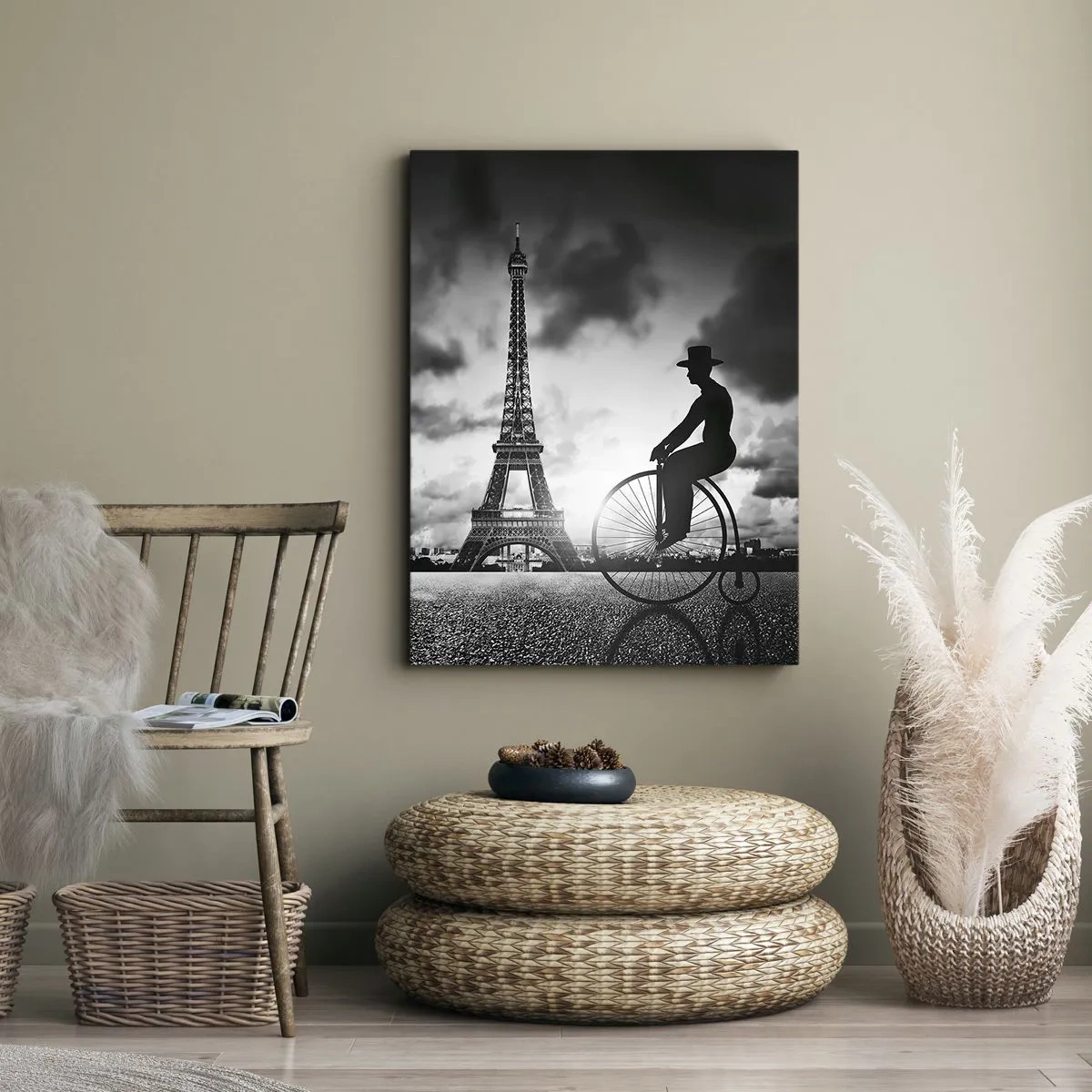 Canvastavla - Bild på duk - Längtan efter Belle Epoque - 50x70 cm