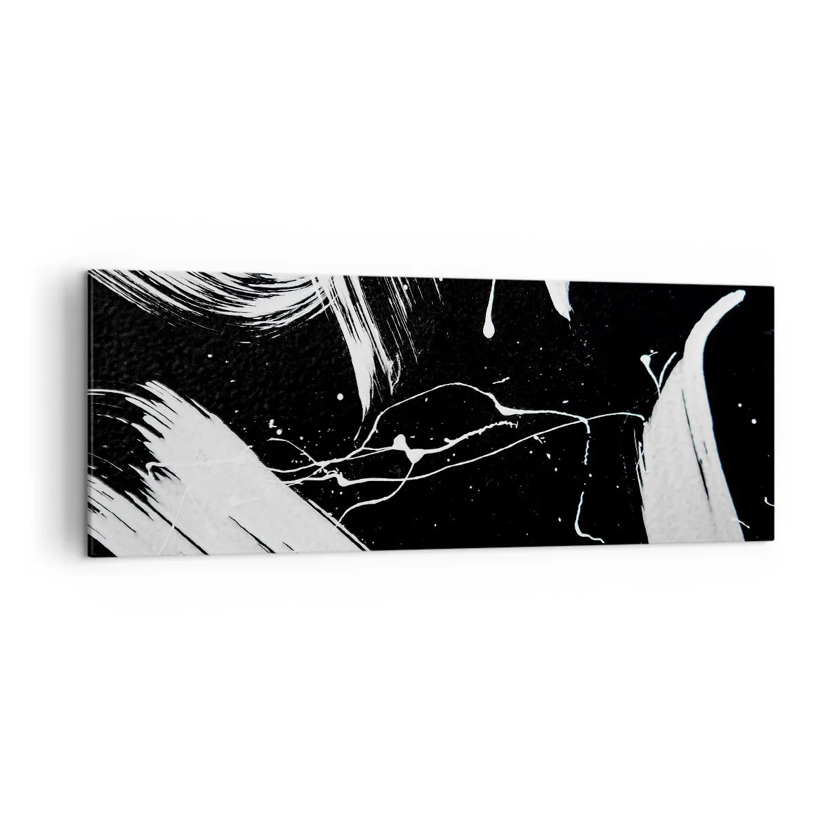 Canvastavla - Bild på duk - Bryta mörkret - 140x50 cm