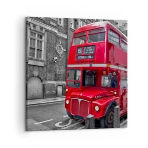 Canvastavla - Bild på duk - Alltid samma - 60x60 cm