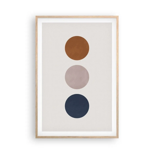 Affisch i ram av ljusek - Perfektionens symbol - 61x91 cm