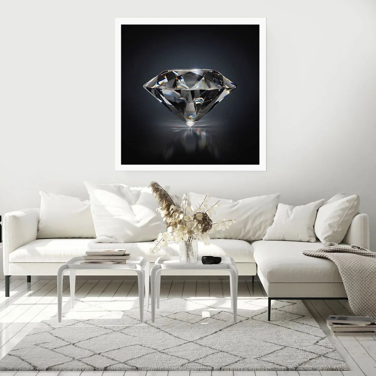 Affisch - Bästa flickvännen - 30x30 cm