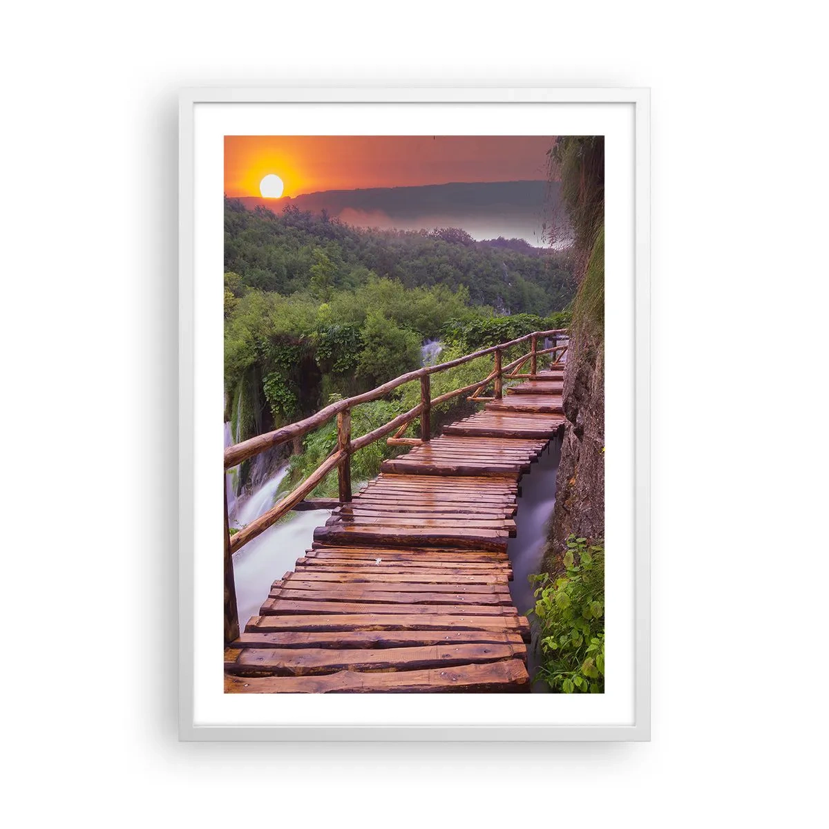 Affisch i vit ram - Otrolig skönhet - 50x70 cm