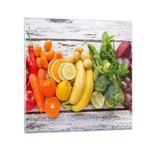 Glastavla - Bild på glas - Räcker det inte? - 40x40 cm