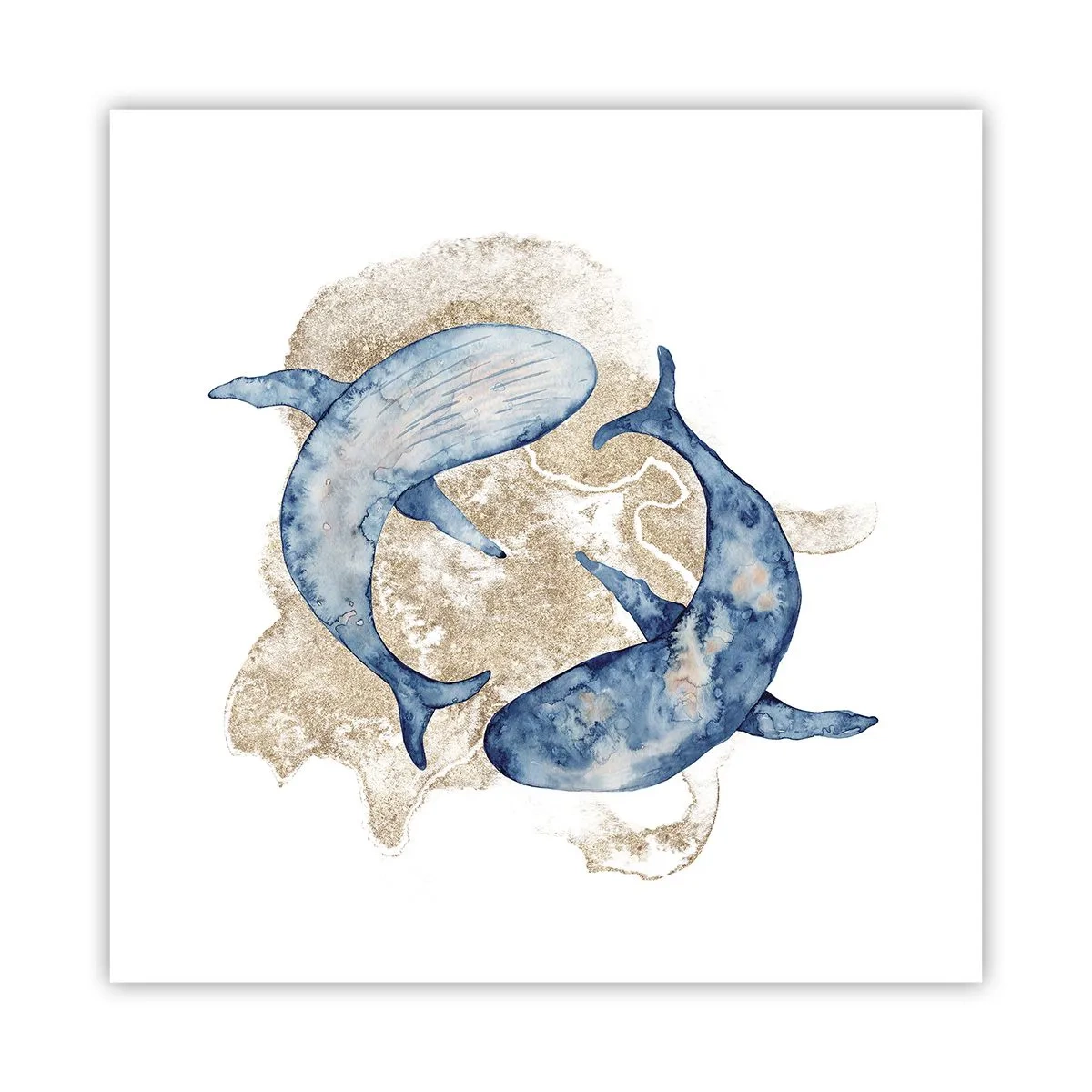 Affisch - Vänskap eller kärlek? - 40x40 cm