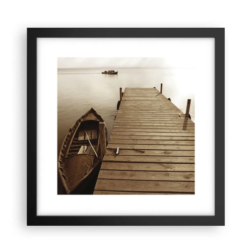 Affisch i svart ram - Stora lugnet - 30x30 cm