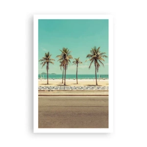 Affisch - På stranden - 61x91 cm