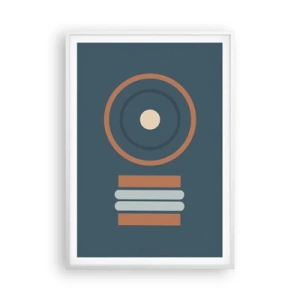 Affisch i vit ram - Sakens kärna - 70x100 cm