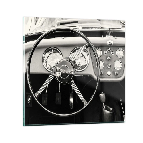 Glastavla - Bild på glas - Samlarens dröm - 50x50 cm