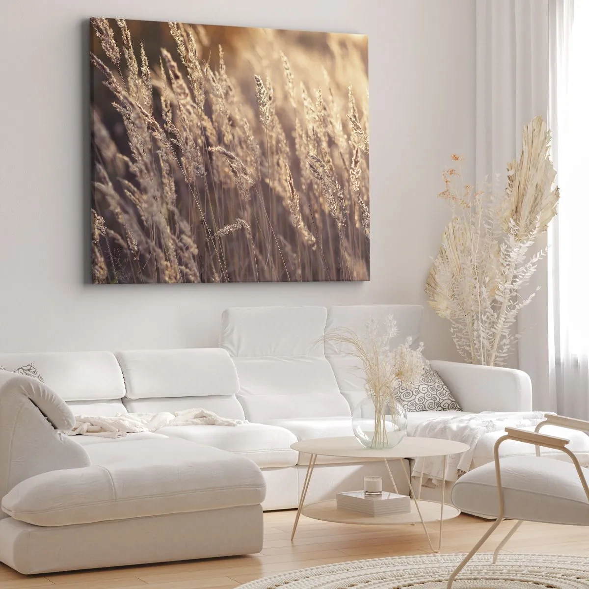 Canvastavla - Bild på duk - Redo att välkomna hösten - 100x70 cm