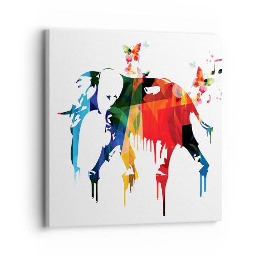 Canvastavla - Bild på duk - Var och en kan dansa - 30x30 cm