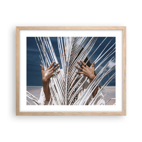 Affisch i ram av ljusek - Schamanens flickvän? - 50x40 cm