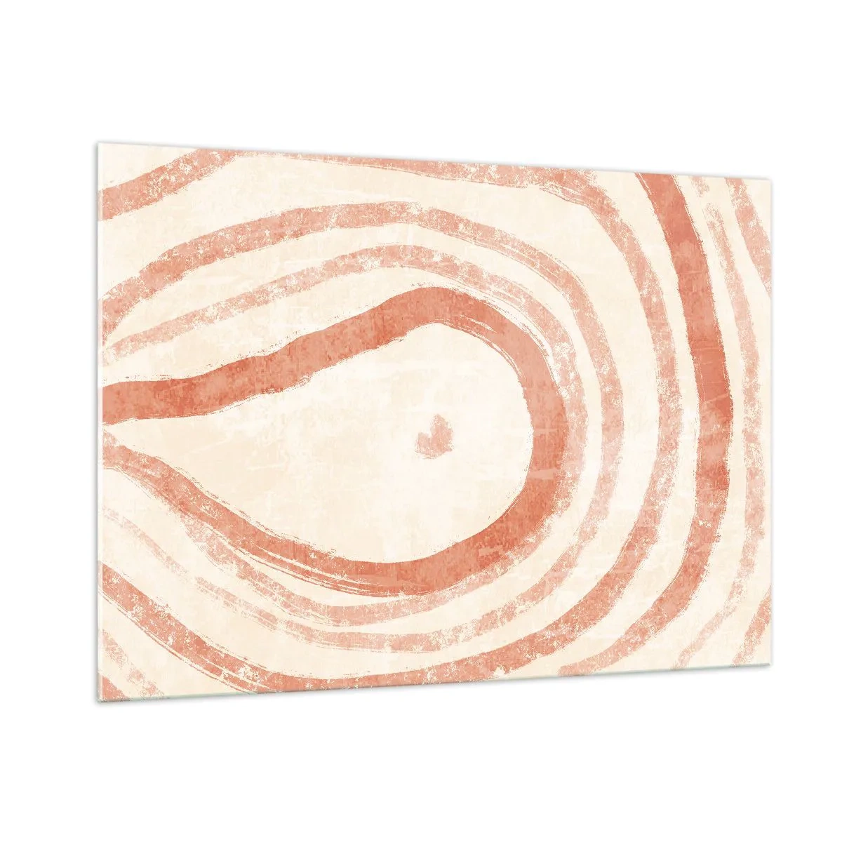 Glastavla - Bild på glas - Korallringar - komposition - 100x70 cm