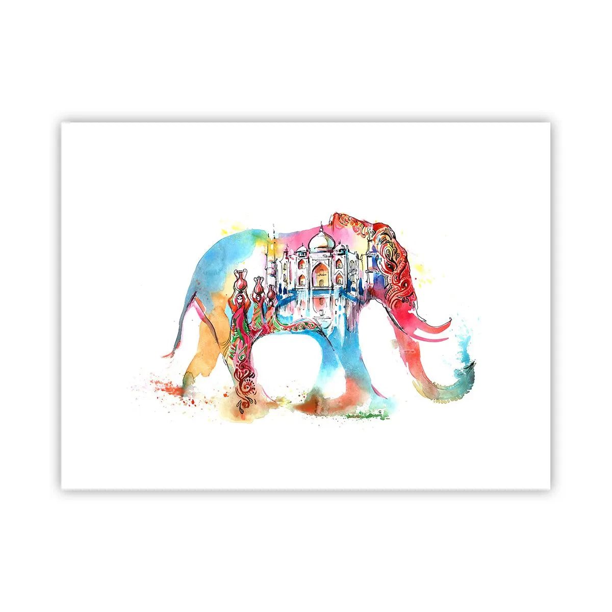 Affisch - Indien - kärlekens aura - 40x30 cm
