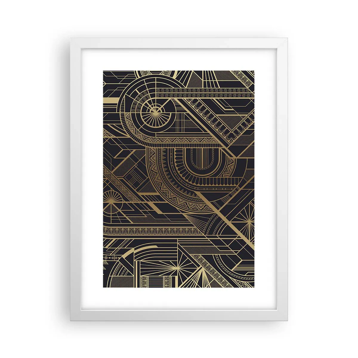 Affisch i vit ram - Koncept, idéer, planer - 30x40 cm