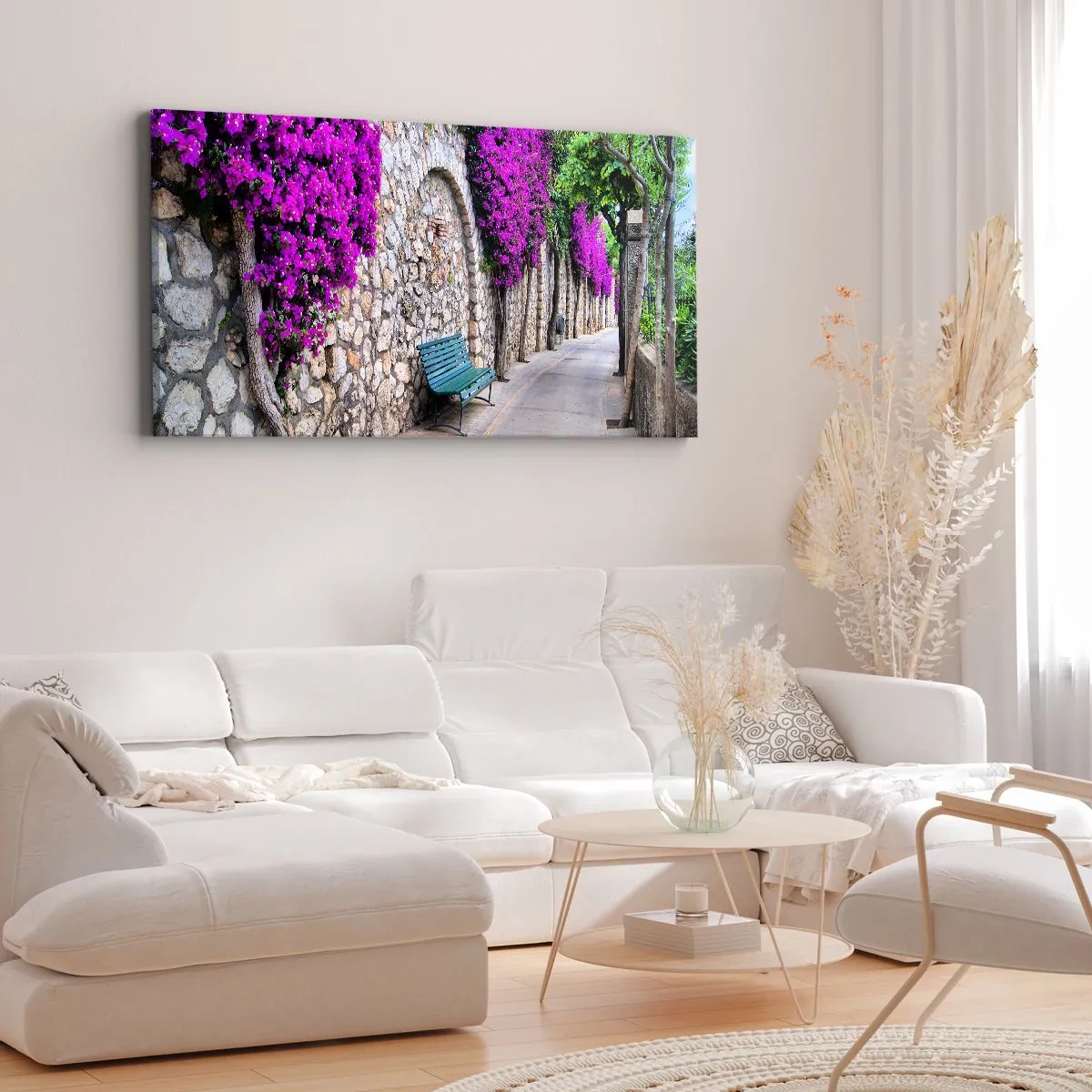 Canvastavla - Bild på duk - Låt oss träffas snarast möjligt - 120x50 cm