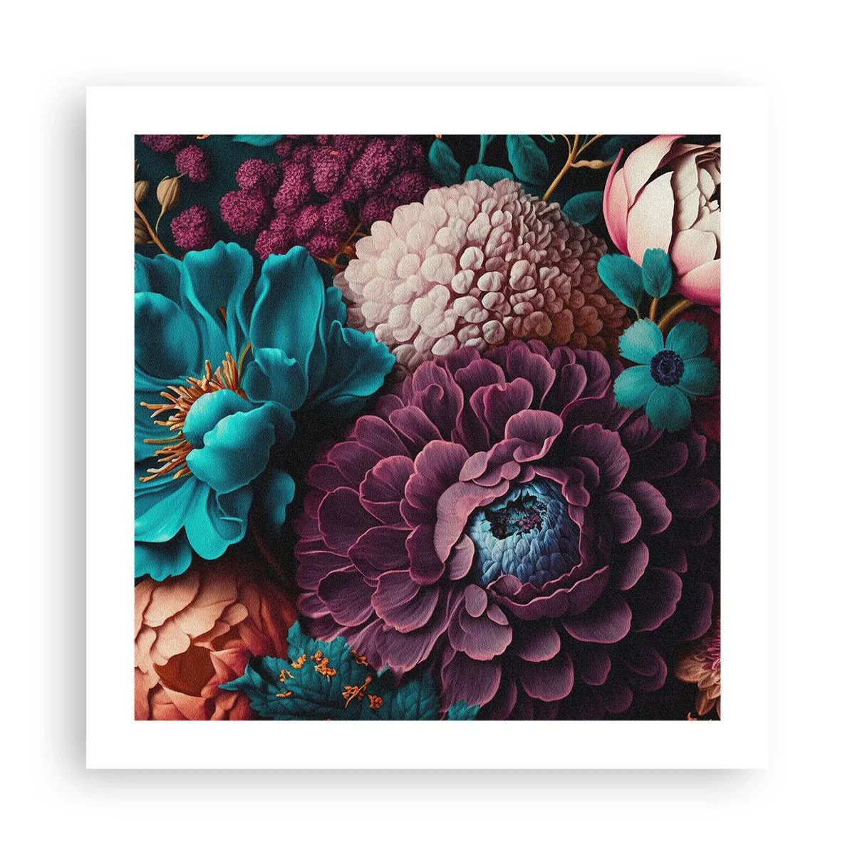 Affisch - Natur i överflöd - 50x50 cm