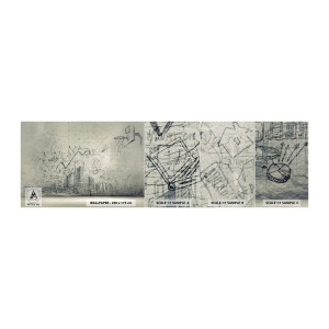 Provbit av fototapet Premium Canvas - Mitt underbara stadsliv - Graffiti, Bit, Grafik - 100x30 cm
