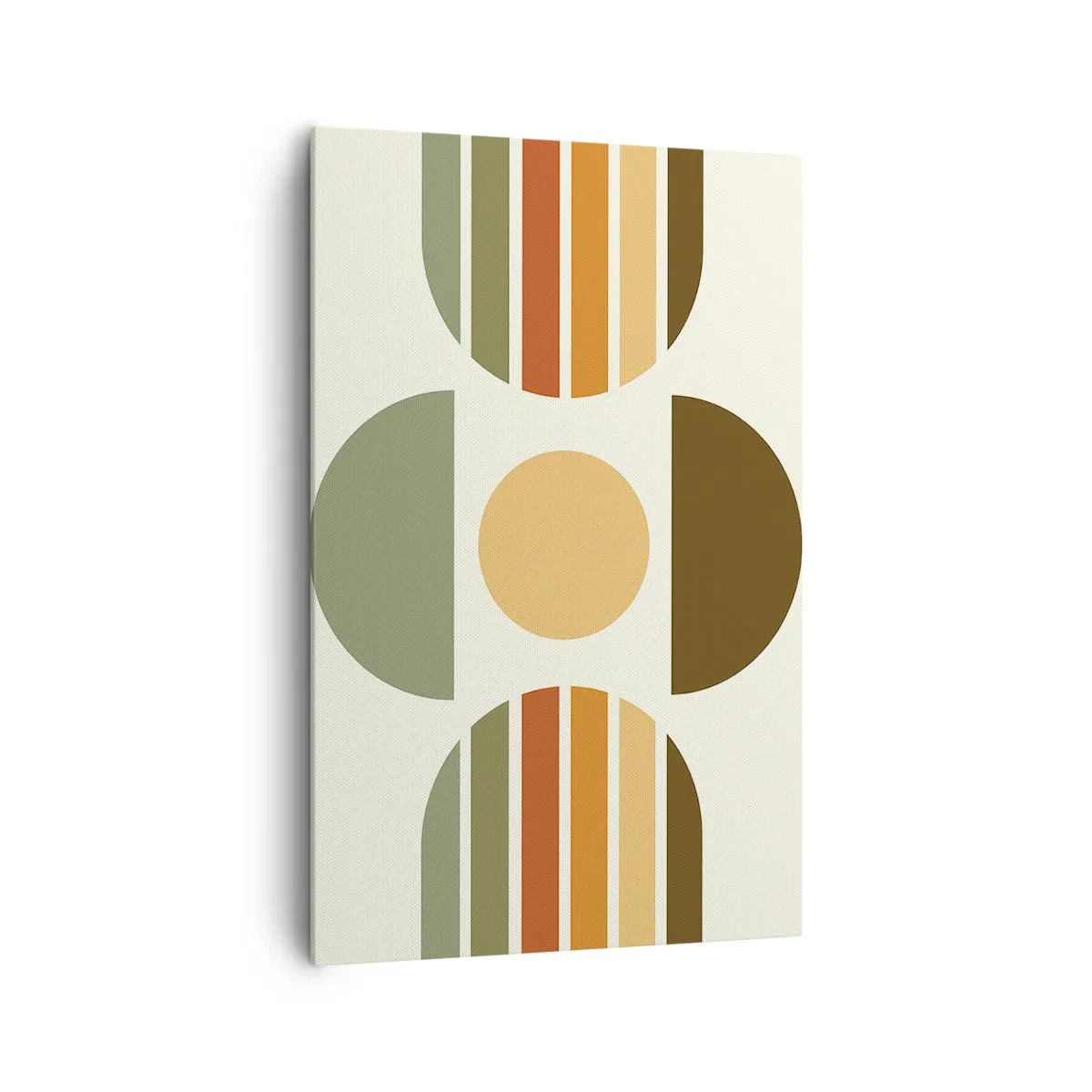 Canvastavla - Bild på duk - I jordens färger - 80x120 cm