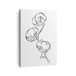 Canvastavla - Bild på duk - Bomullsdun - 50x70 cm