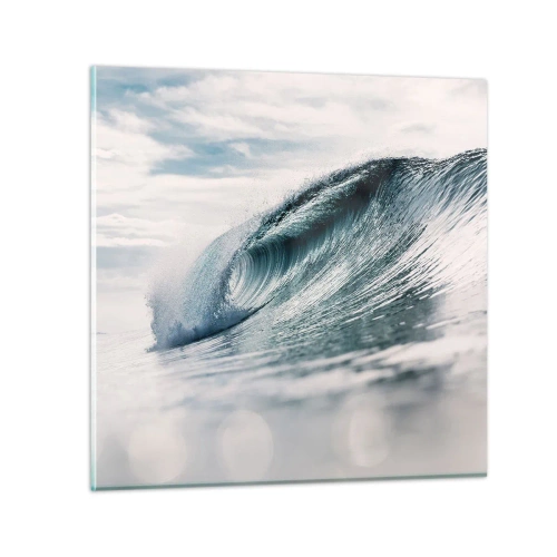 Glastavla - Bild på glas - Vattentopp - 60x60 cm