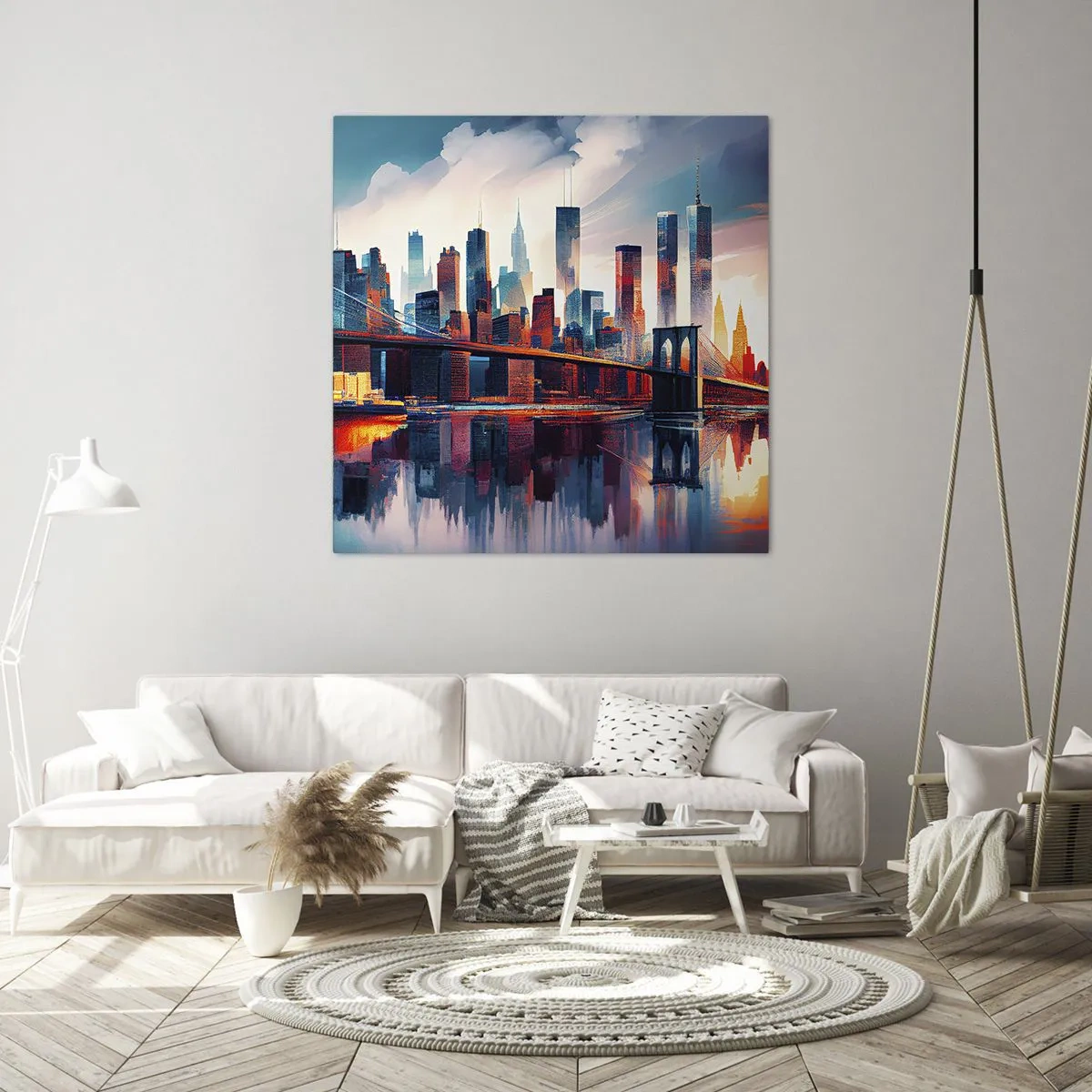 Canvastavla - Bild på duk - Fenomenala New York - 40x40 cm