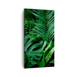 Canvastavla - Bild på duk - Omgärdade av grönskan - 45x80 cm