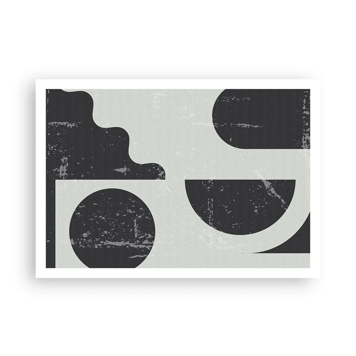 Affisch - Komposition ovanför och under - 100x70 cm