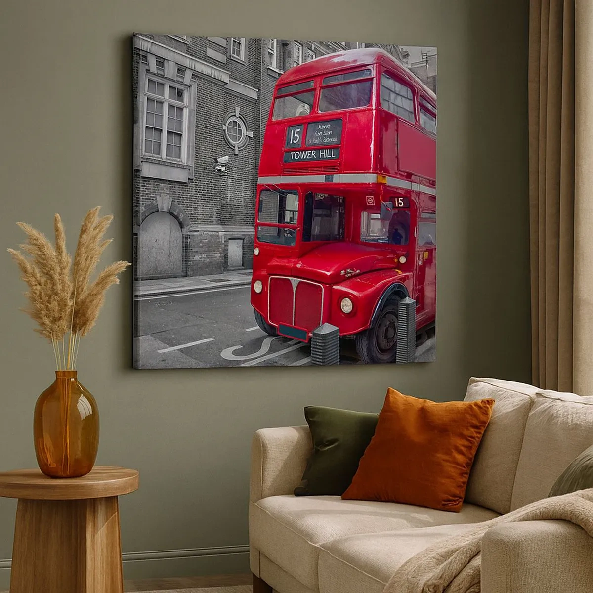 Canvastavla - Bild på duk - Alltid samma - 30x30 cm