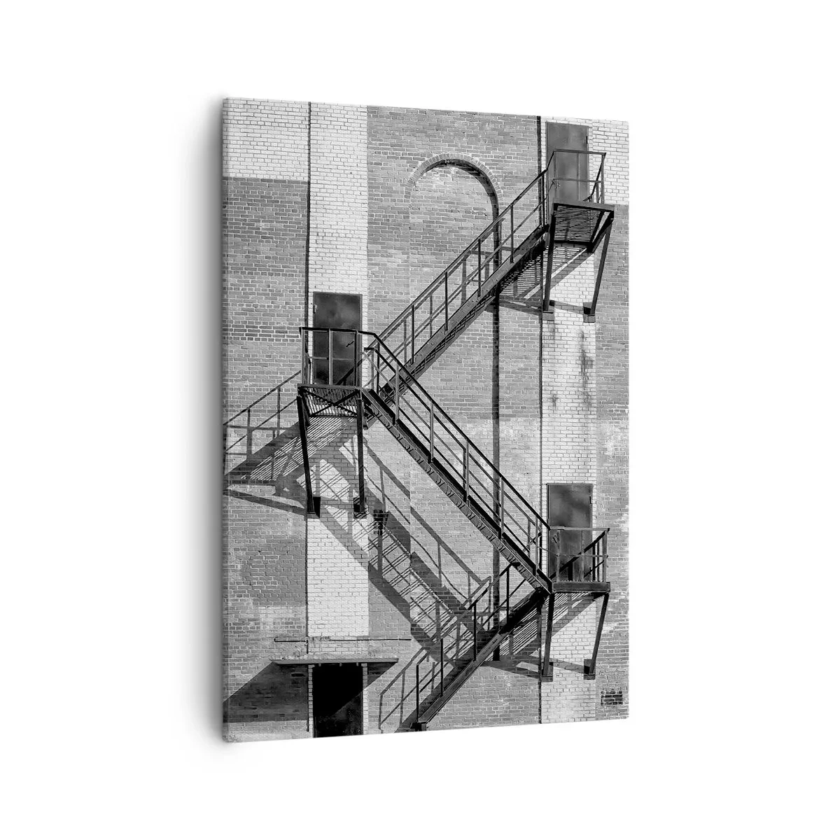 Canvastavla - Bild på duk - Industriell stil - 50x70 cm